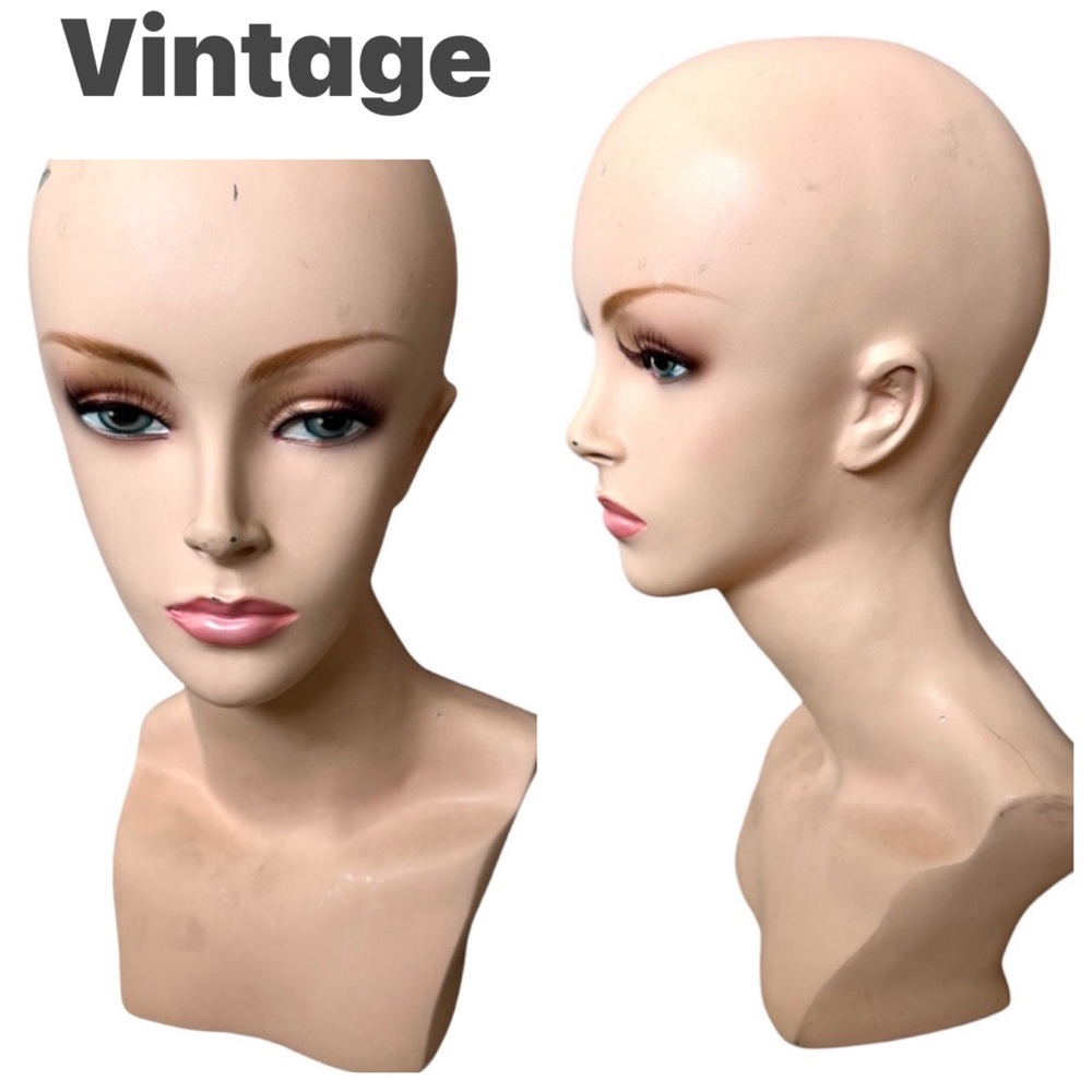 Vintage display photography torso head bust figure pictures face reseller prop
